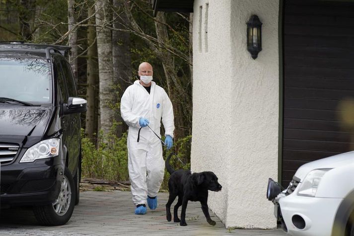 Lögregla í Noregi handtók Tom Hagen á leið sinni til vinnu þann 28. apríl síðastliðinn.