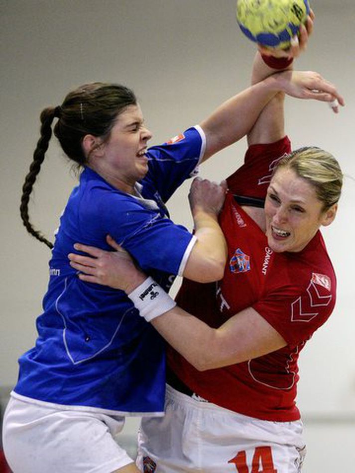 Hrafnhildur Skúladóttir og Stella Sigurðardóttir eru í hópi markahæstu leikmanna.