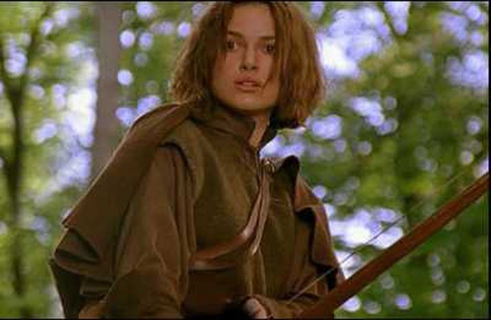 Keira Knightly í hlutverki dóttur Hróa hattar.