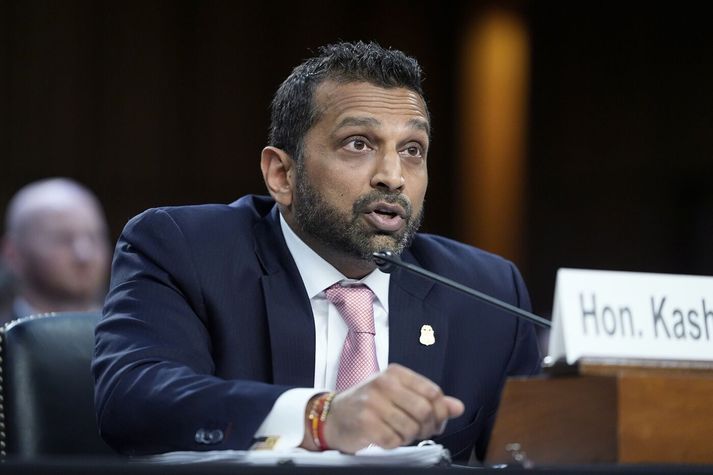 Kash Patel er yfirmaður Alríkislögreglu Bandaríkjanna.