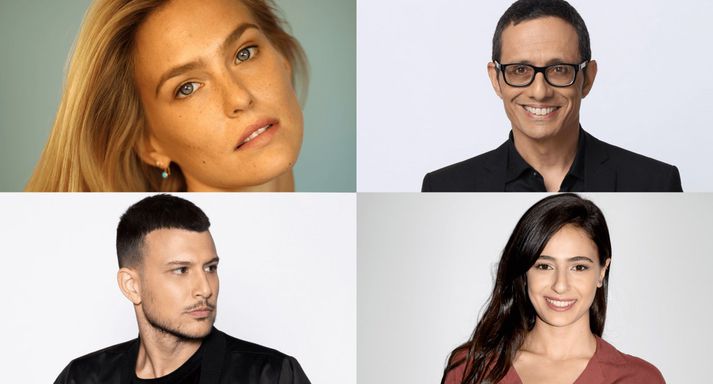 Bar Refaeli, Erez Tal, Assi Azar og Lucy Ayoub varða kynnarnir í ár.