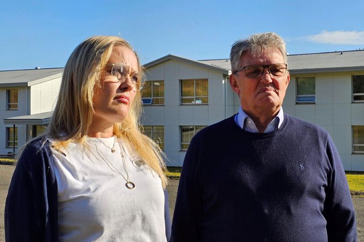 Hjónin Halldóra Árnadóttir og Karl B. Örvarsson reka Dalahótel að Laugum í Sælingsdal.