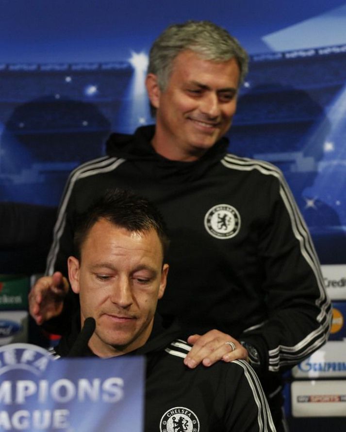 Jose Mourinho og John Terry.