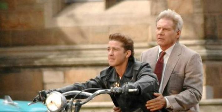 Shia LaBeouf og Harrison Ford.