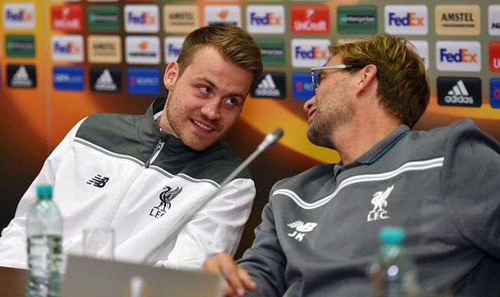 Mignolet og Klopp kemur vel saman.