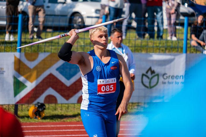 Dagbjartur Daði vann gull í spjótkasti