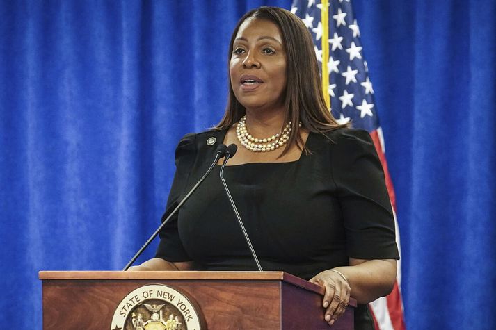 Letitia James, ríkissaskóknari New York.