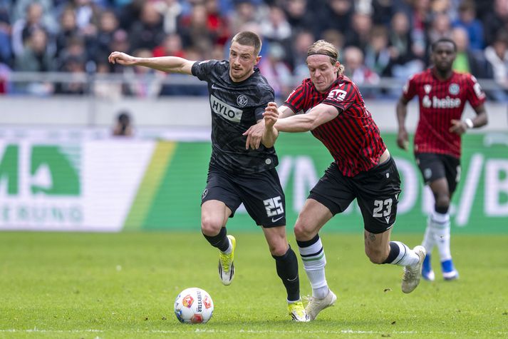 Stefán Teitur í leik dagsins