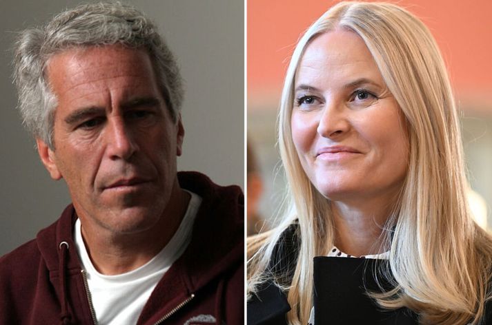 Mette-Marit segist miður sín vegna sambandsins við Epstein.
