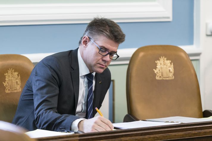Gunnar Bragi Sveinsson utanríkisráðherra.