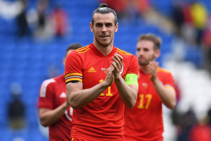 Gareth Bale vildi ekki svara spurningu blaðamanns um hvort hann hafi spilað sinn seinasta leik með landsliðinu.