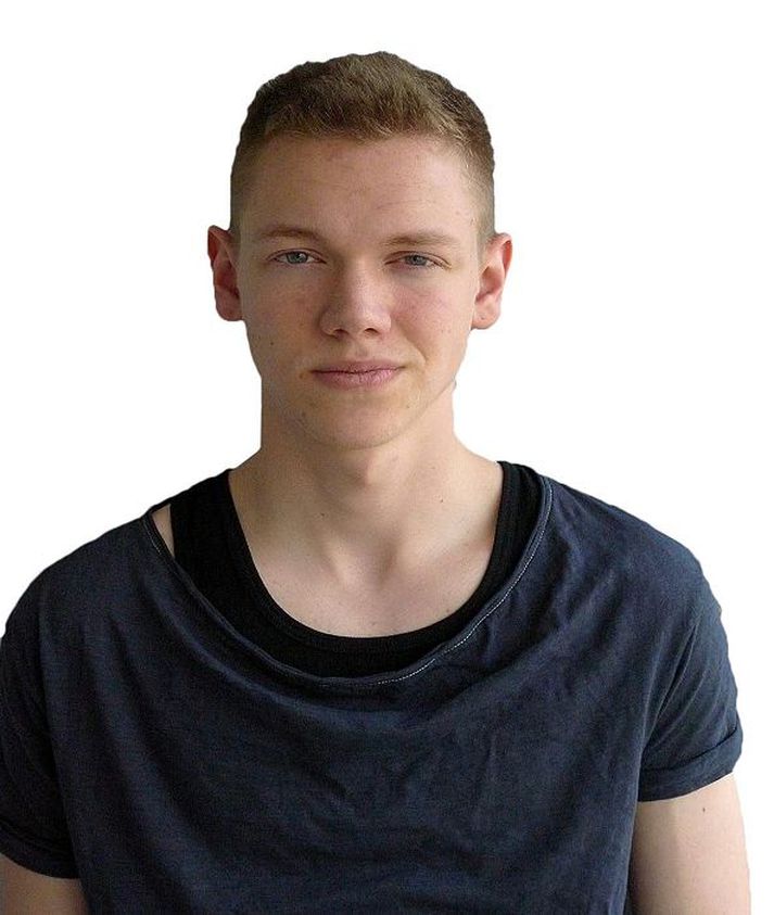 hafmaður Hákon Huegemann sat fyrir þegar búin var til karlkyns útgáfa af Litlu Hafmeyjunni.