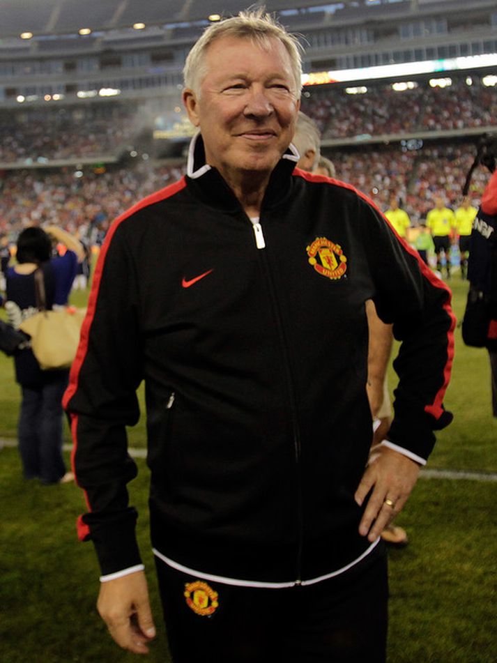Sir Alex Ferguson, stjóri Manchester United.