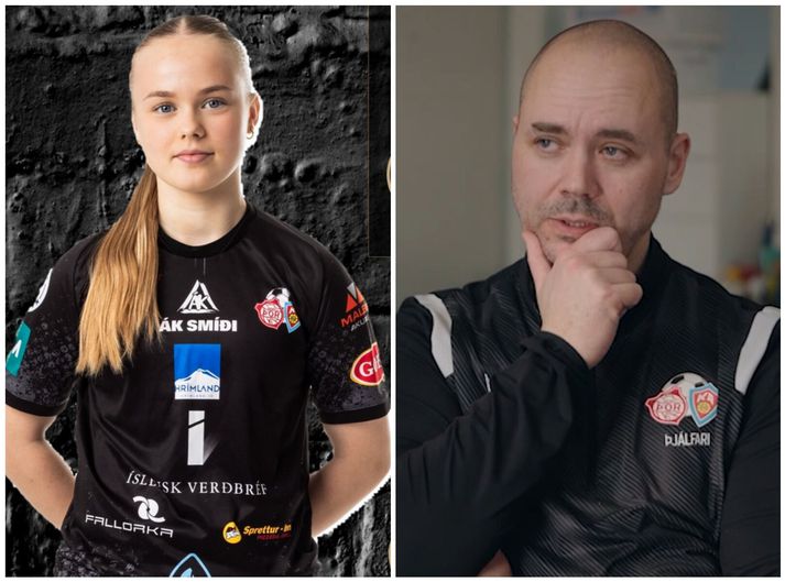 Jóhann Kristinn Gunnarsson er þjálfari Þór/KA liðsins og hann ætlar að passa upp á hina efnilegu Bríeti Fjólu Bjarnadóttur.