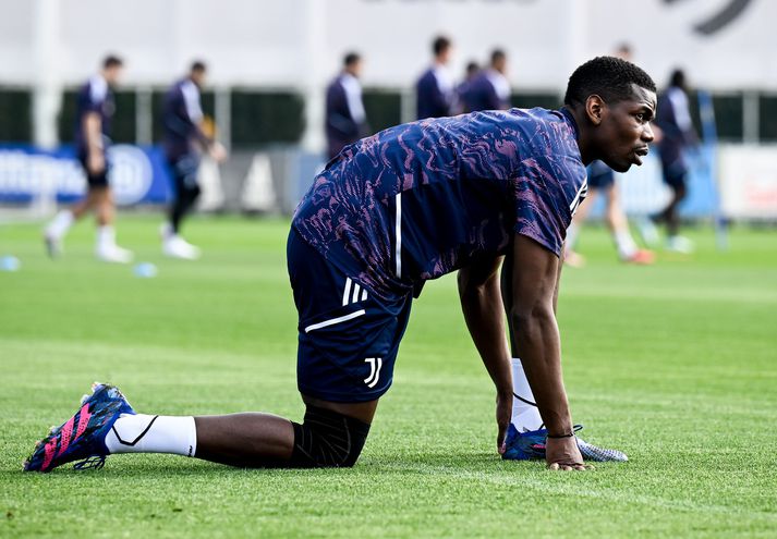 Paul Pogba hefur einungis komið við sögu í tveimur leikjum með Juventus í vetur.