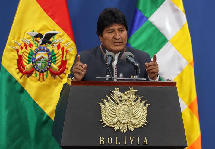 Evo Morales var fyrst kjörinn forseti árið 2006.