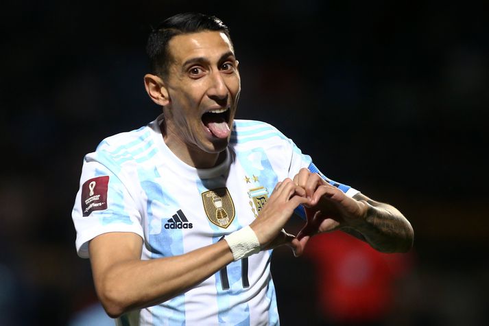 Ángel Di María reyndist hetja Argentínu í nótt.
