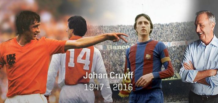 Johan Cruyff er látinn.