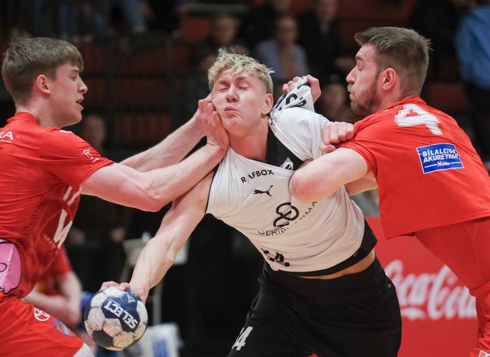 Garðar Ingi Sindrason var öflugur í kvöld.