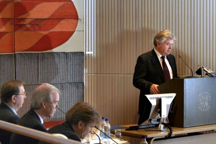 Davíð Oddsson, seðlabankastjóri.