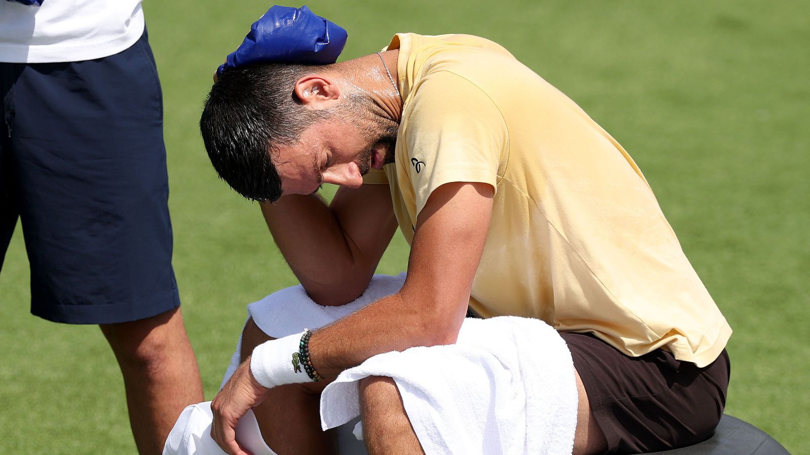 Kerfið hrundi á Wimbledon-mótinu vegna mikils hita