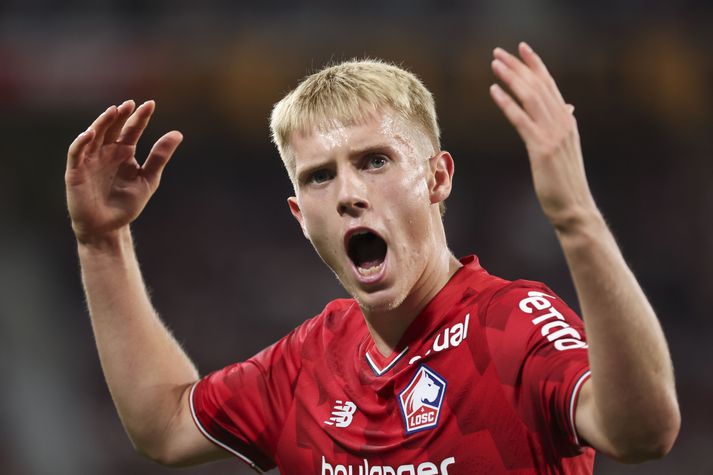 Hákon Arnar Haraldsson og félagar í Lille skoruðu sjö sinnum í seinni hálfleiknum.