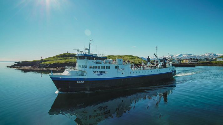 Breiðafjarðarferjan Baldur fer á milli Stykkishólms og Brjánslækjar með viðkomu í Flatey.