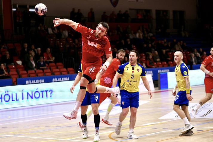 Adam Haukur Baumruk skoraði sex mörk.