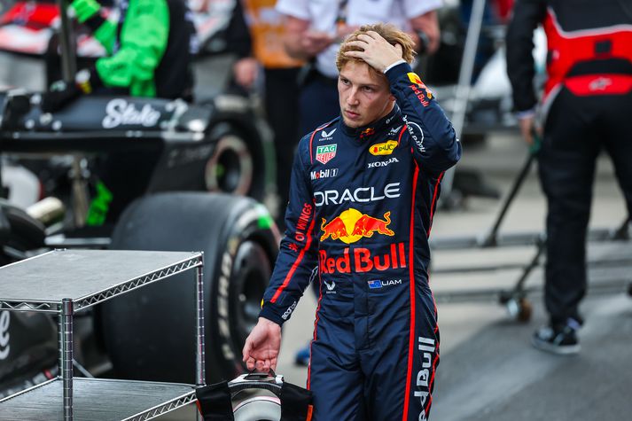Forráðamenn Red Bull höfðu ekki mikla þolinmæði fyrir Liam Lawson.
