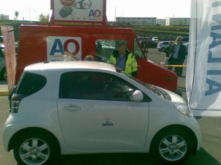 Sparaksturskeppnin hófst í morgun. Mynd/Sigurjón