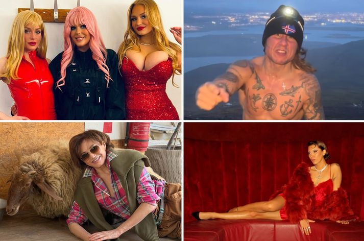 Þórunn Antonía, Svala Björgvins, Gugga, Beggi, Dorrit og Bríet öll í góðum gír.