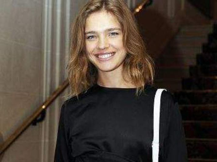 Rússneska ofurfyrirsætan Natalia Vodianova kíkti í búðir á Laugaveginum í vikunni.
