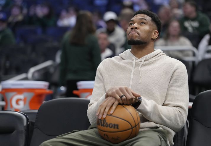 Svo virðist sem komið sé að leiðarlokum hjá Giannis Antetokounmpo og Milwaukee Bucks.