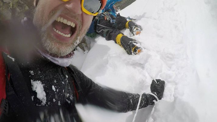 Það hafa verið afar erfiðar aðstæður í fjallinu undanfarið.