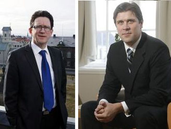 Kristján Þór Júlíusson og Bjarni Benediktsson