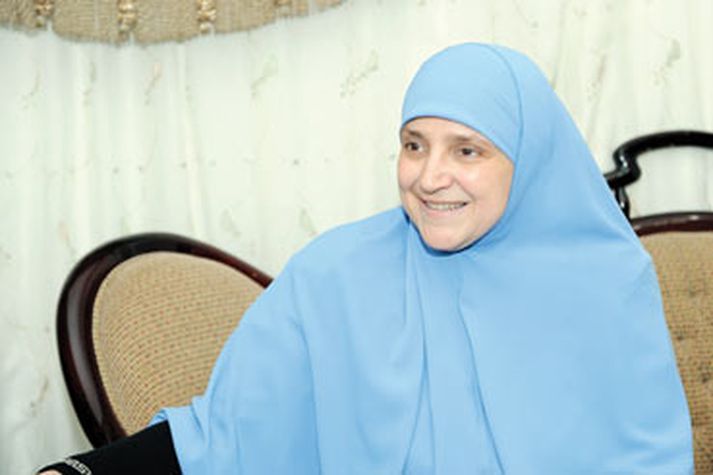 Naglaa Ali Mahmoud forsetafrú Egyptalands.
