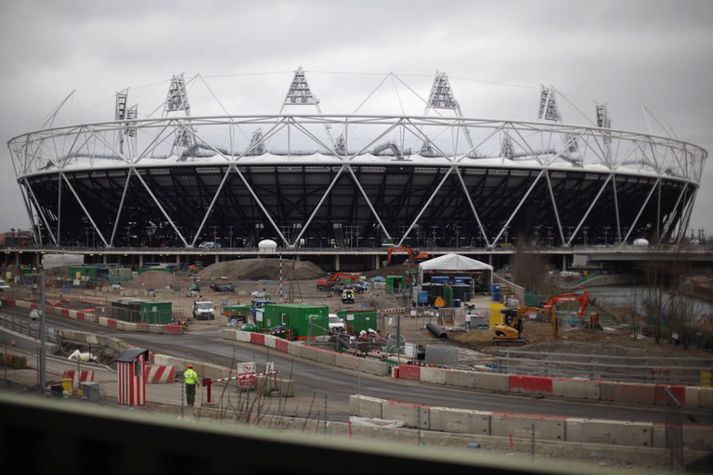 Völlurinn glæsilegi sem mun taka um 80 þúsund manns.