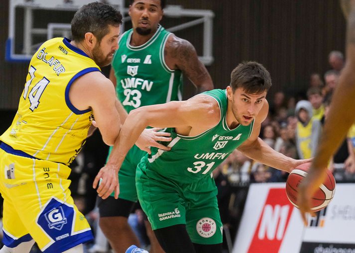 Mario Matasovic hefur varla misst af leik síðan að hann kom inn í lið Njarðvíkur fyrir 7-8 árum.