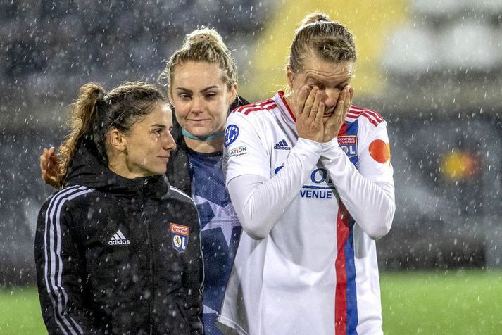 Ada Hegerberg grét eftir fyrsta leikinn sinn í tuttugu mánuði.