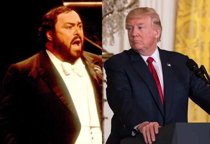 Luciano og Donald. Mestu mátar?