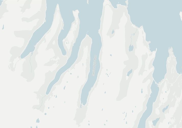 Slysið átti sér stað í Skötufirði í Ísafjarðardjúpi.
