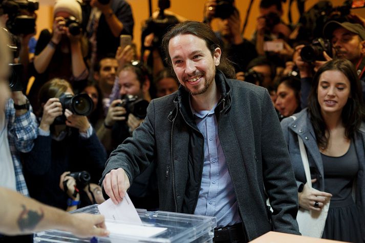 Pablo Iglesias, leiðtogi Podemos.