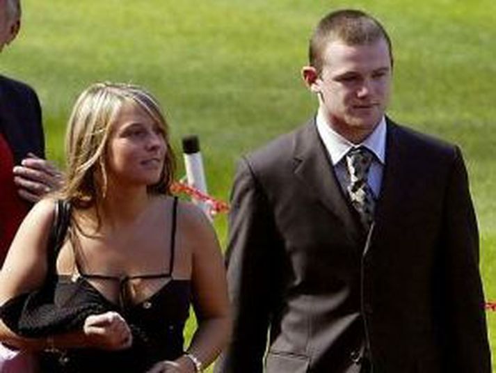 Coleen og Wayne Rooney.