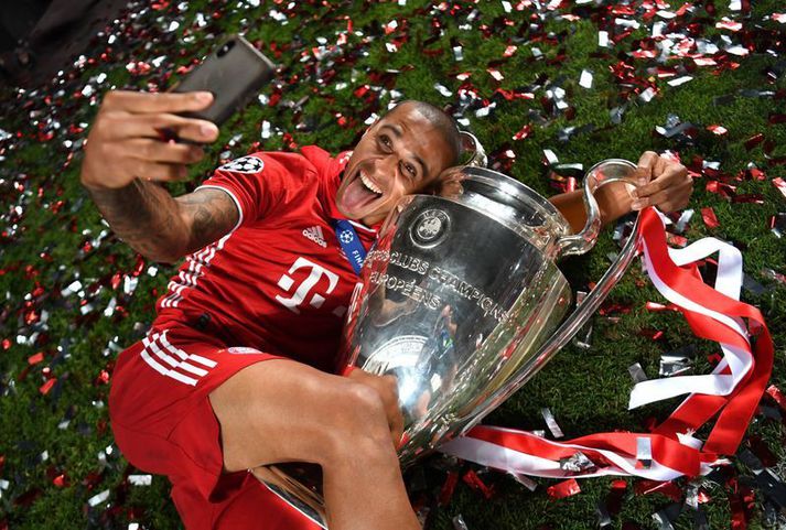 Thiago Alcantara  varð Evrópumeistari með Bayern München er núna kominn til Liverpool.