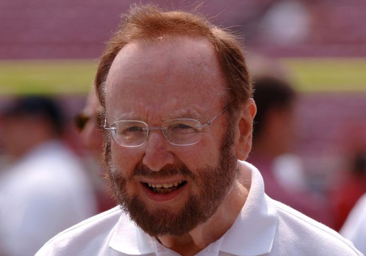 Malcolm Glazer á leik með Tampa Bay fyrir nokkrum árum.