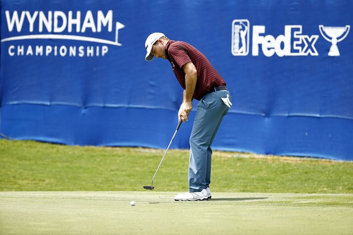 Russell Henley leiðir eftir fyrsta dag Wyndham Championship.