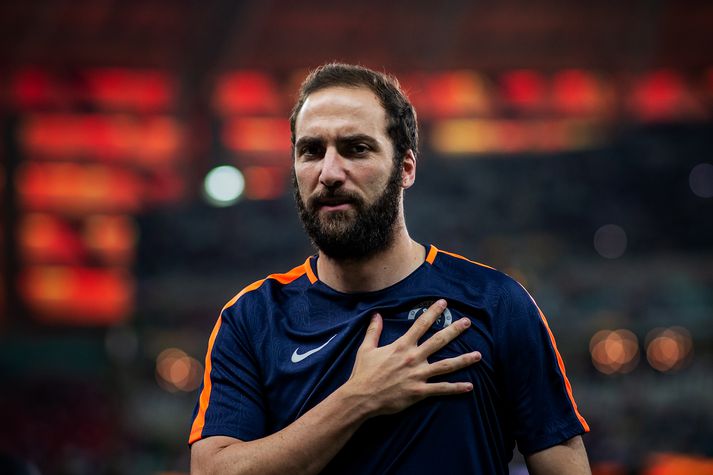 Higuain náði sér ekki á strik hjá Chelsea.