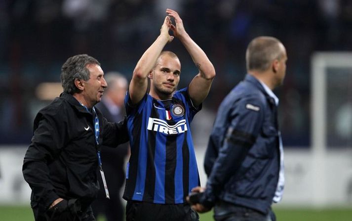 Wesley Sneijder, leikmaður Inter.