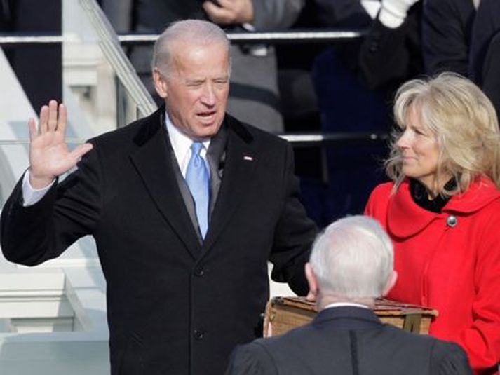Joe Biden, varaforseti Bandaríkjanna.