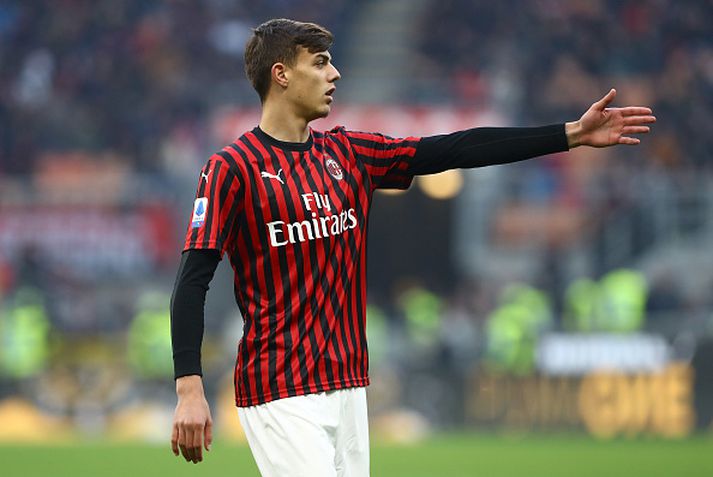 Daniel Maldini í leiknum í gær.